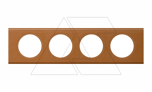 Celiane - Рамка 4 поста кожа карамель