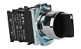 Переключатель PB1S, черный, I-0-II, фиксация, 2NO, 6A 230VAC/24VDC, без подсветки, 22mm, IP65 от интернет-магазина amperkin.by