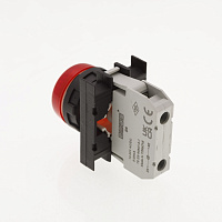 B-X-LED30-R-IP50 Сигнальная арматура красная пластиковая LED 12-30V AC/DC от интернет-магазина amperkin.by