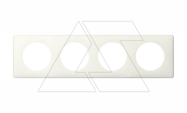 Celiane - Рамка 4 поста белый глянец