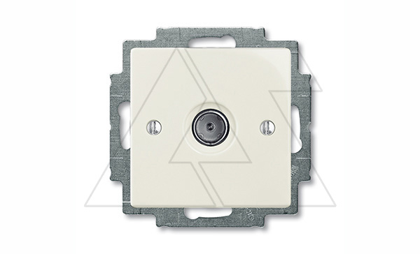 Basic 55 - Розетка TV простая 2400MHz (шале-белый)