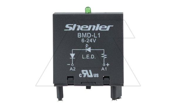 Модуль BMD-L1 6-24VAC/DC зеленый LED, черный, для STB14, SEB11-E, SUB*-E, GZP8, GZP11, MT 78 740(745)