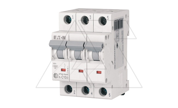 Авт. выключатель HL-C10/3, 3P, 10A, хар-ка C, 4.5kA, 3M