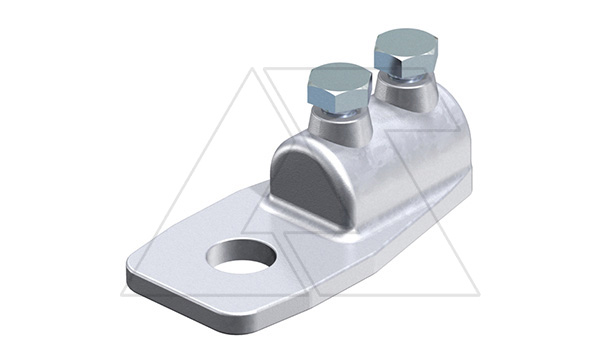 Клемма 280 8-10 для присоединения проводника Ø8-10мм к поверхности, гор. оцинк.