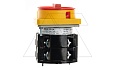 Переключатель BS 63 10 LK, аварийный, 3P, 63A, тип 0-1, 18.5kW(400VAC по АС-3), на дверь, красная блокируемая в 0 рукоятка, фронт IP40 от интернет-магазина amperkin.by