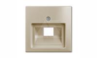 Basic 55 - Лицевая панель для одинарной информационной розетки (шампань)