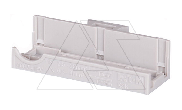 Держатель клеммный KSK-UP/HW-KLV для 1xKSK-N(PE), для крепления на стенке, для щитов KLV