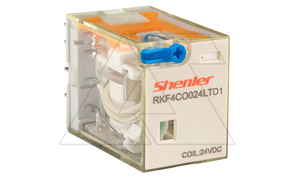 Реле RKF4CO024LTD1, 4CO, 6A(250VAC/30VDC), 24VDC, LED, мех. инд., тест-кнопка, диод +A1/-A2