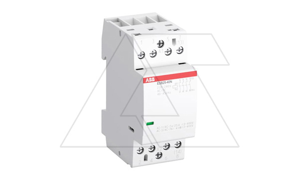 Контактор модульный ESB25-40N-01, 25A, 4NO, 24VAC/DC, 2M