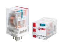 Реле R15-2013-23-5230-WT, 3CO, 10A(250VAC), 230VAC, мех. инд., тест-кнопка