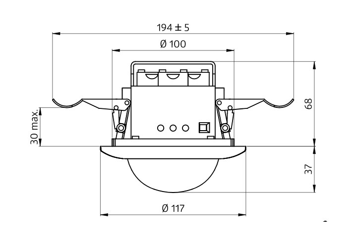 Датчик присутствия B.E.G. PD4-M-DAA4G-FC от интернет-магазина amperkin.by