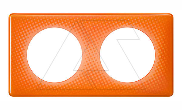 Celiane - Рамка 2 поста оранжевый муар