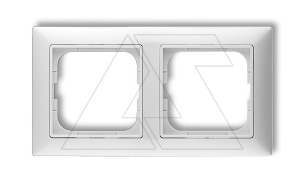 Basic 55 - Рамка на 2 поста (сл.кость, блистер)