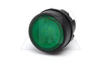 CP-F -Y-IP65 Головка кнопки зеленая пластиковая c фиксацией