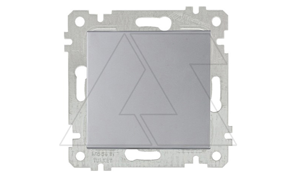 Rita - Выключатель двухполюсный, пруж. зажимы, нерж. сталь