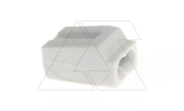 Клемма D1.5/2.5-2 полюса, сечение провода 0,75-2,5 мм