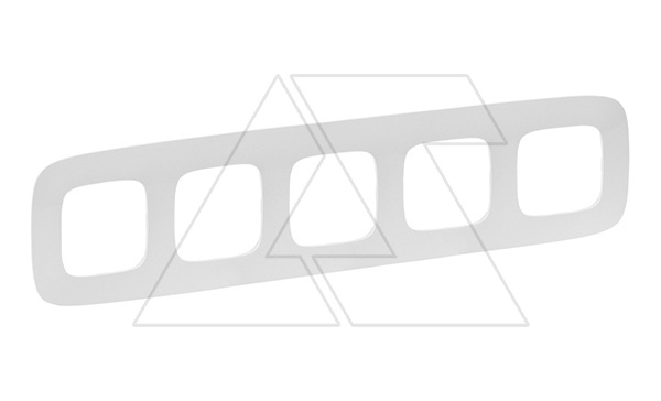 Valena Allure - Рамка 5 постов верт/гориз, жемчуг