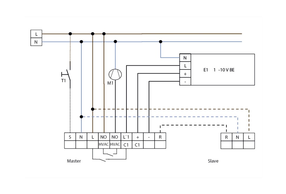 Датчик присутствия B.E.G. PD4-M-DIM-HVAC-FC от интернет-магазина amperkin.by