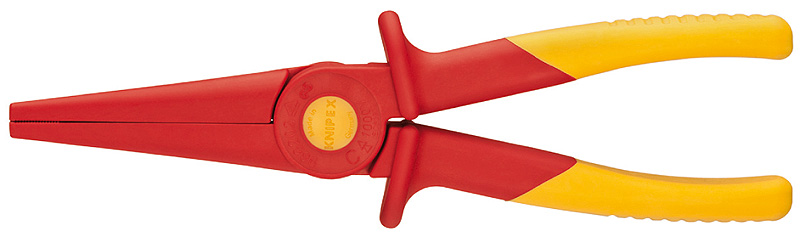 Длинногубцы плоские VDE 1000V из армированного фиберглассом пластика, L-220 мм (KNIPEX)