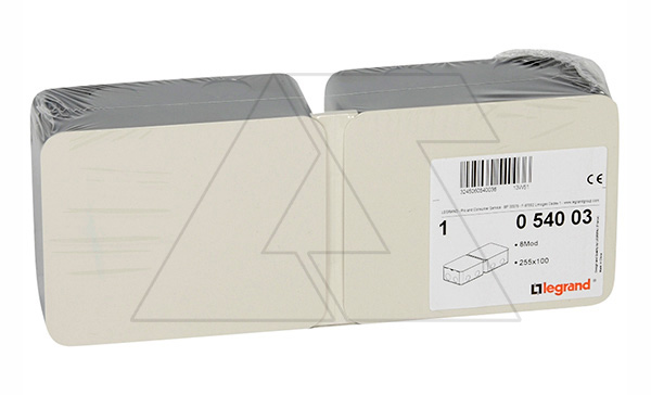 Монтажная коробка для блоков розеточных 540ХХ, металл, 8(2х4)М