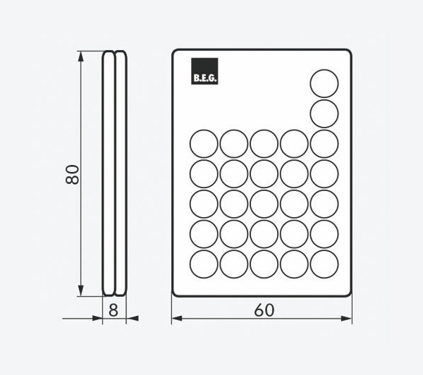 Пульт настройки и управления B.E.G. IR-PD4-TRIO от интернет-магазина amperkin.by