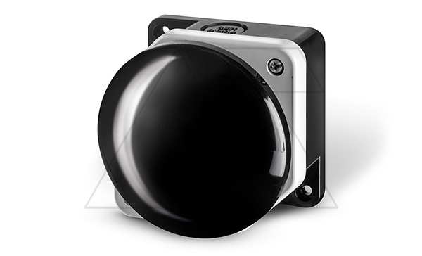 Кнопка грибовидная 90mm, управление ногой или рукой, 1NO, черная, без фиксации, в корпусе IP65, серия TOP22