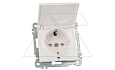 21 - Розетка 2P+E, с крышкой, защ. шторки, белый от интернет-магазина amperkin.by