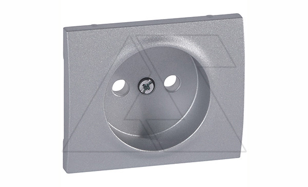 Galea Life - Обрамление для розетки 2Р нем.стд., Aluminium