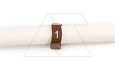 Маркер кольцевой RMS-03 59741-1, D кабеля 4-10mm, 4-16mm2, символ "1", PVC, коричневый (упак. 500шт.) от интернет-магазина amperkin.by