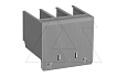 Крышки защитные удлиненные LT140-30L для силовых выводов AF116...AF146 и PSE18...PSE105, к-т 2шт. от интернет-магазина amperkin.by