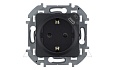 Inspiria - Розетка 2P+E нем. стд., с USB Type С, 1500mA- 5В (антрацит) от интернет-магазина amperkin.by