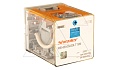 Реле REH3AO220LTSM, 3NO, 16A(400VAC)/ 10A(220VDC), 220VDC(0,65Un) RZA,  мех. инд., тест-кнопка, LED, магнит от интернет-магазина amperkin.by