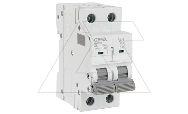 Авт. выключатель GYM9H-2P-1B, 2P, 1A, хар-ка B, 10kA, 2M