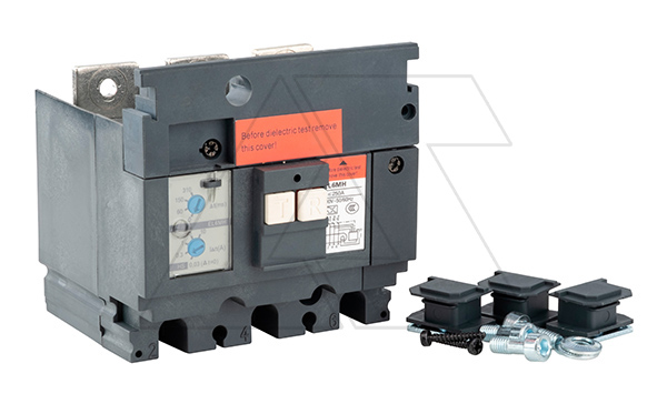 Блок УЗО RC, стац. исп. 3P тип A 0.03-0.3-1-3-10A, монтаж снизу, для SDM6-100_SDM6-250
