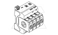 Разрядник V20-3+NPE+FS-280, 4P, Un=230В,  It(8/20)=160кА, Up=1.3кВ, с дист. сиг., С от интернет-магазина amperkin.by