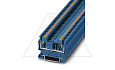 Клемма проходная PT 2,5 BU /5,2mm, push-in, 2 присоед., 2,5(max 4)mm2, 24A, 800V, синяя от интернет-магазина amperkin.by