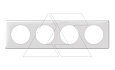 Celiane - Рамка 4 поста белый от интернет-магазина amperkin.by