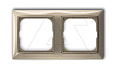 Basic 55 - Рамка на 2 поста (бежевый, блистер) от интернет-магазина amperkin.by