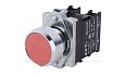 Кнопка плоская PB1S, красная, с фиксацией, без подсветки, 1NO, 6A 230VAC/24VDC, 22mm, IP65 от интернет-магазина amperkin.by