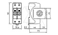 Разрядник V20-1+NPE-280, 2P, Un=230В, Imax=80кА, Up<1.3кВ, класс С от интернет-магазина amperkin.by