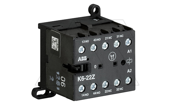 Реле мини-контакторное K6-22Z-80 110...127VAC, 2NO+2NC 4A-AC15