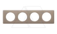 Celiane - Рамка 4 поста кофейный глянец