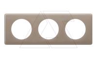 Celiane - Рамка 3 поста кофейный глянец