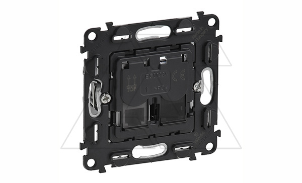 Valena In'Matic - Розетка RJ11+RJ45 UTP CAT6