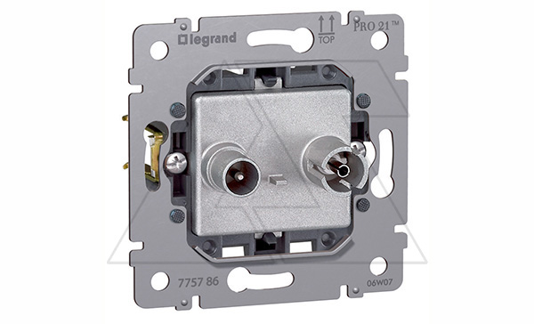 Galea Life - Розетка TV-FM-кабел. сеть 862MHz < 1,5 дБ