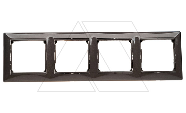 Valena - Рамка 4 поста верт/гориз, модерн