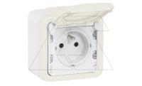 PLEXO - Коробка для наклад. монтажа, 1 пост, IP55, белый