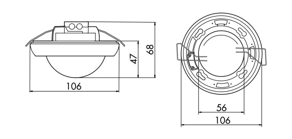 Датчик присутствия B.E.G. PD4N-KNX-ST-FC