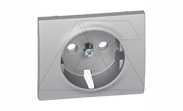 Galea Life - Обрамление для розетки 2Р+Е нем.стд., Aluminium