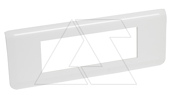 Mosaic - Рамка 6М, горизонтальная, белый (суппорт 80253)